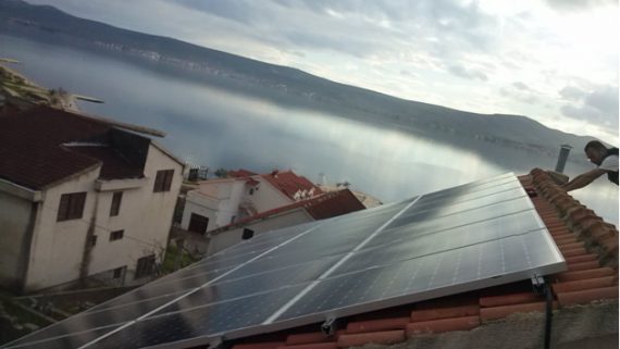 Mrežni fotonaponski sustav koji je izveo SolarProjekt d.o.o.