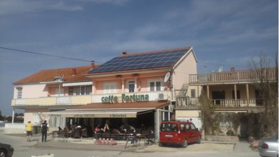 Mrežni fotonaponski sustav koji je izveo SolarProjekt d.o.o.