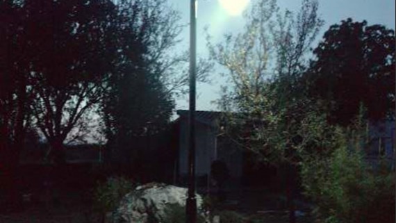 Solarni rasvjetni stup koji je postavio SolarProjekt d.o.o.