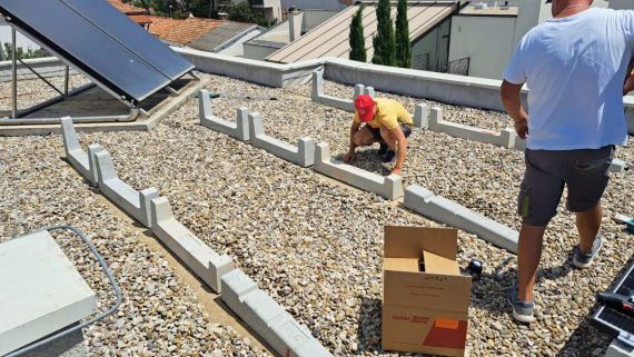 Sun Ballast betonska podkonstrukcija za fotonaponski sustav